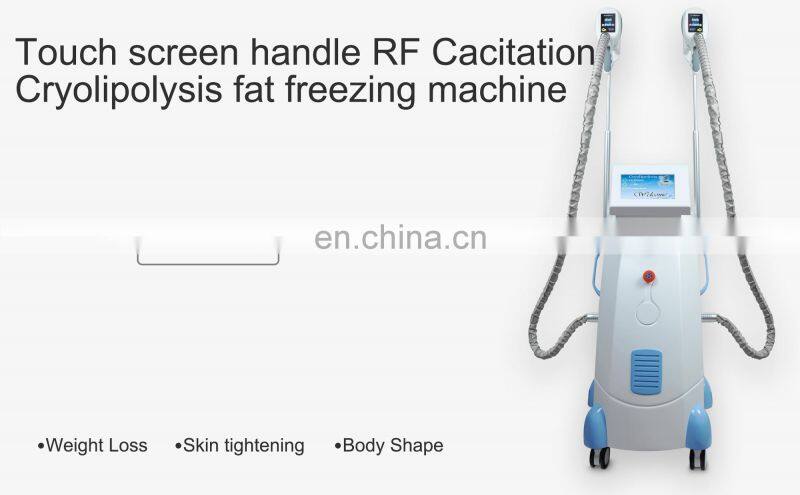 Factory price cryo 21 machine with double chin removal handles