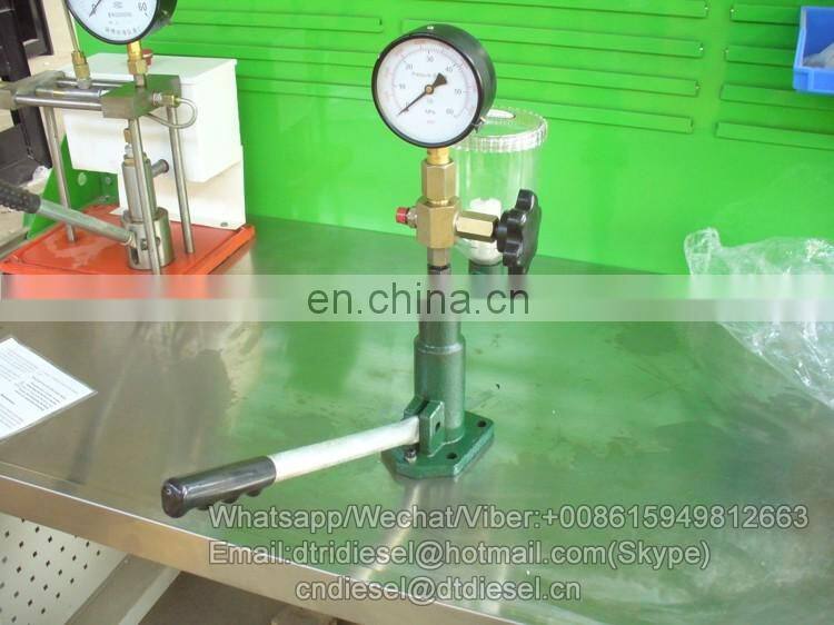 S60H bosch diesel fuel injector injection nozzle tester with with 0-60 Mpa (0-600 bar) pressure gauge in high quality