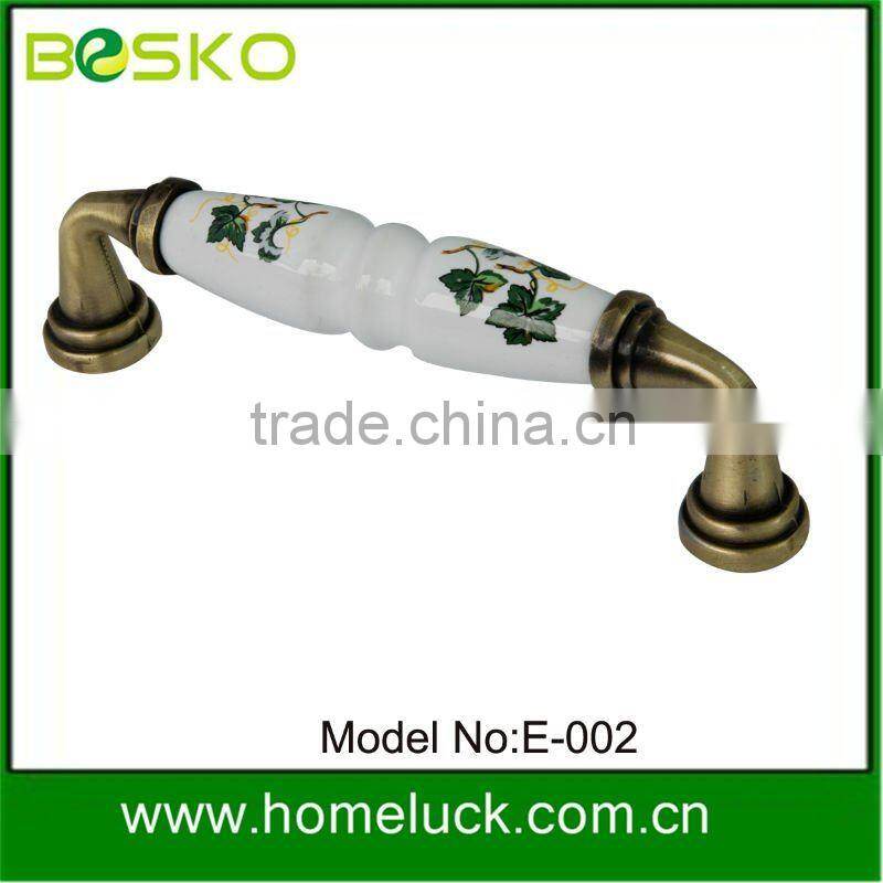 Zinc alloy porcelain furniture handles