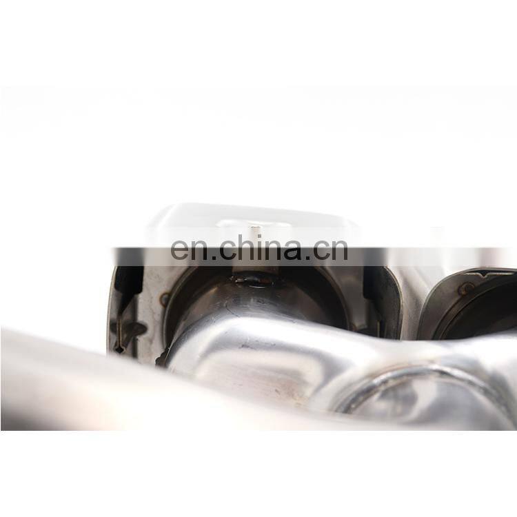 New style Universal m performance gold car exhaust tip for porsche 18 Cayenne Square Brush