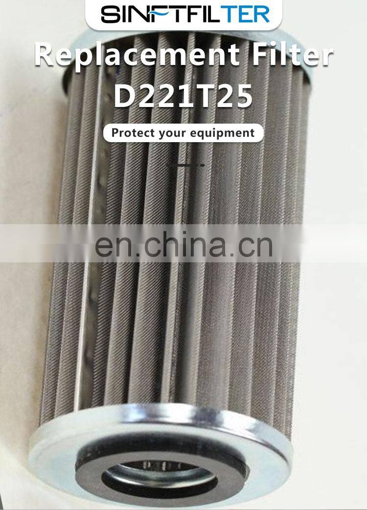 Glass fiber machine high performance efficiency element D221T25