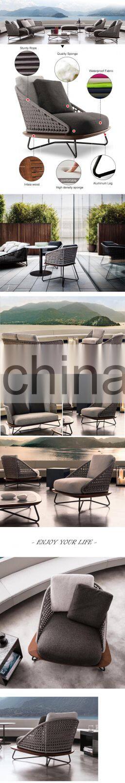 China wholesale high quality garden balcony furniture outdoor rattan chair set