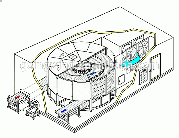 Commercial IQF automatic quick freezing machine industrial auto individually food quick frozen equipment cheap price for sale