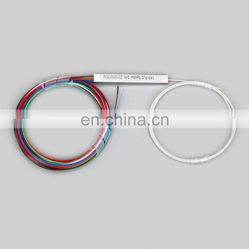 4 way 8 Way Mini 1X4 Fiber Optic PLC Optical Gpon Splitter without connector
