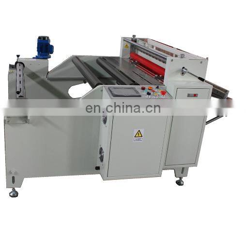 Printed non woven PP roll to sheet cutting machine