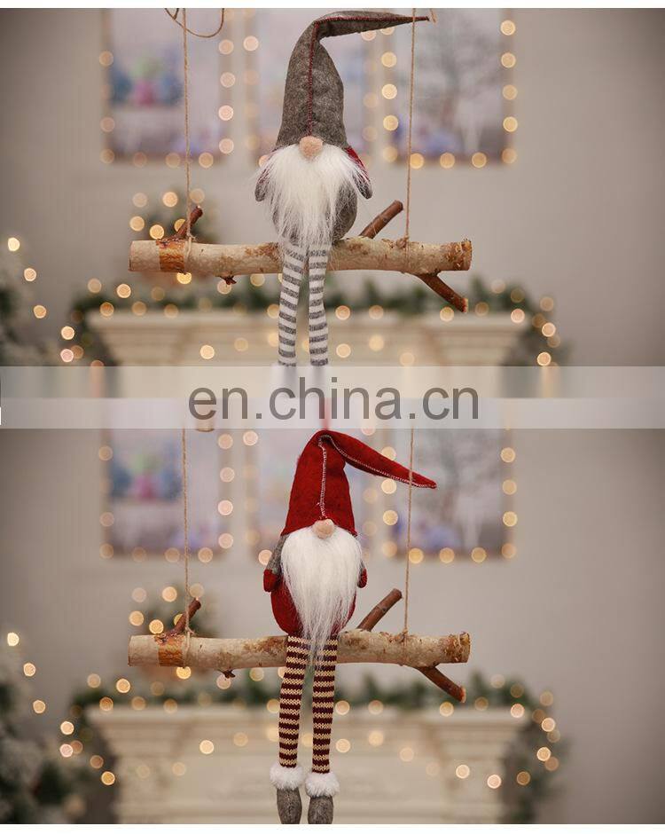 2022 Christmas Long-legged Doll Toys 20 Inches Handmade Christmas Gnome Swedish Figurines Xmas Decoration Dolls