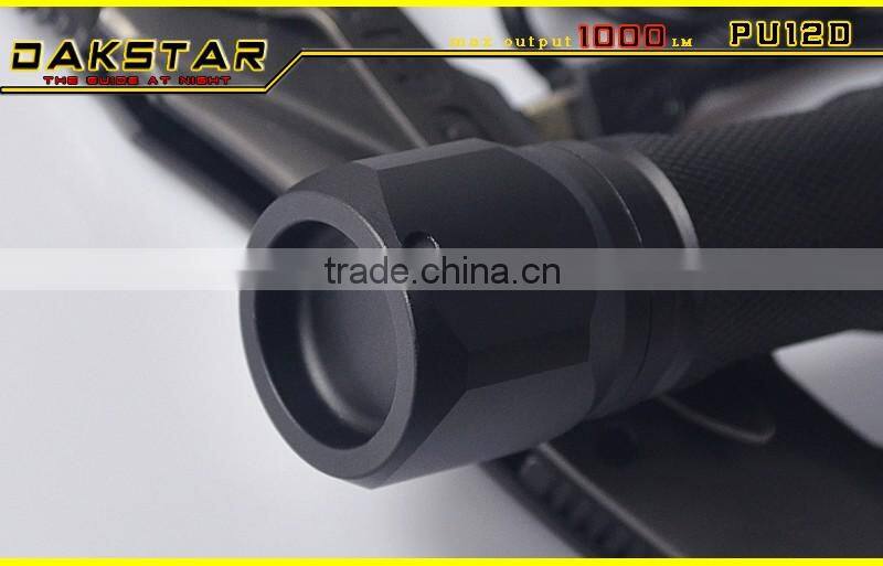 DAKSTAR PU12D 18650 battery Micro USB Car Rechargeable Torch power bank with flashlight