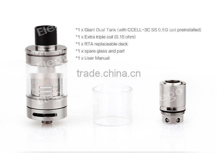 Vaporesso Newest Giant Dual Tank with RTA Deck , 4ml Vaporesso Giant Dual Tank