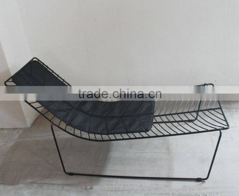 Summer outdoor furniture singel Alper leaf metal daybed