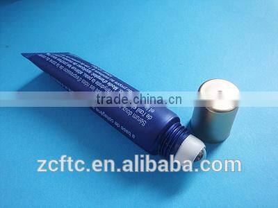 green plastic airless tube packaging cosmetics tubes with flip top cap, 50g cosmetic packaging tube for faical mask