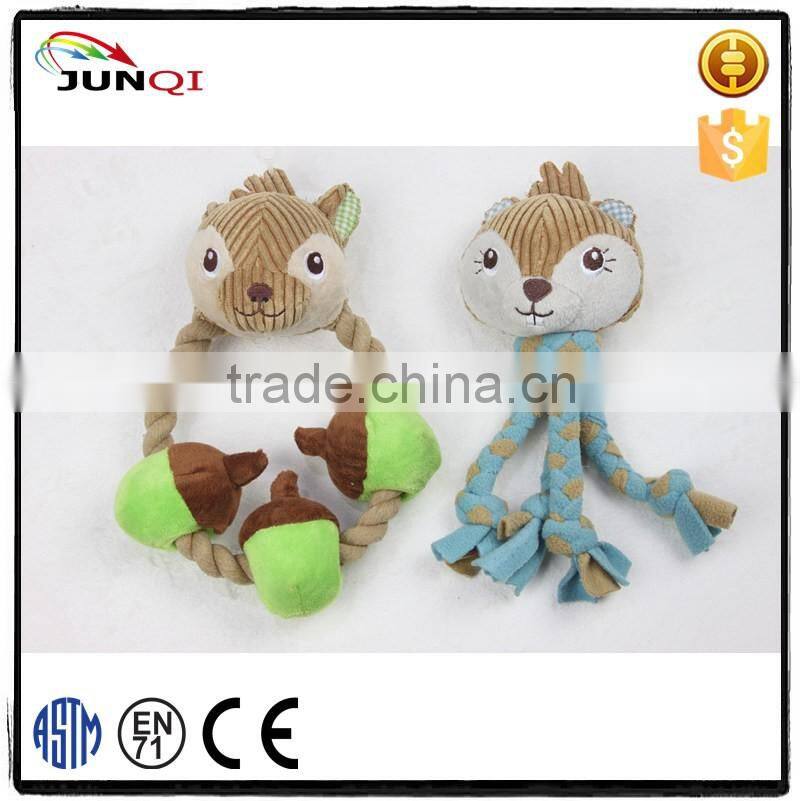 Wholesale Factory Hot Selling Various Plush Toys Animal Rope Toy Dog