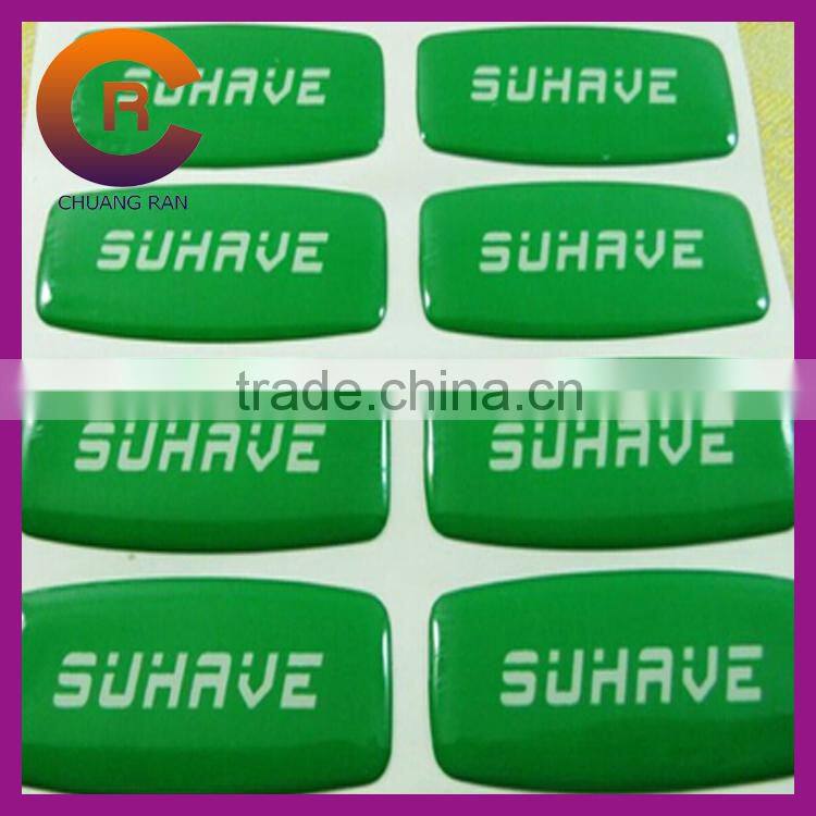 Cheap black color hard dome permanent small vinyl stickers