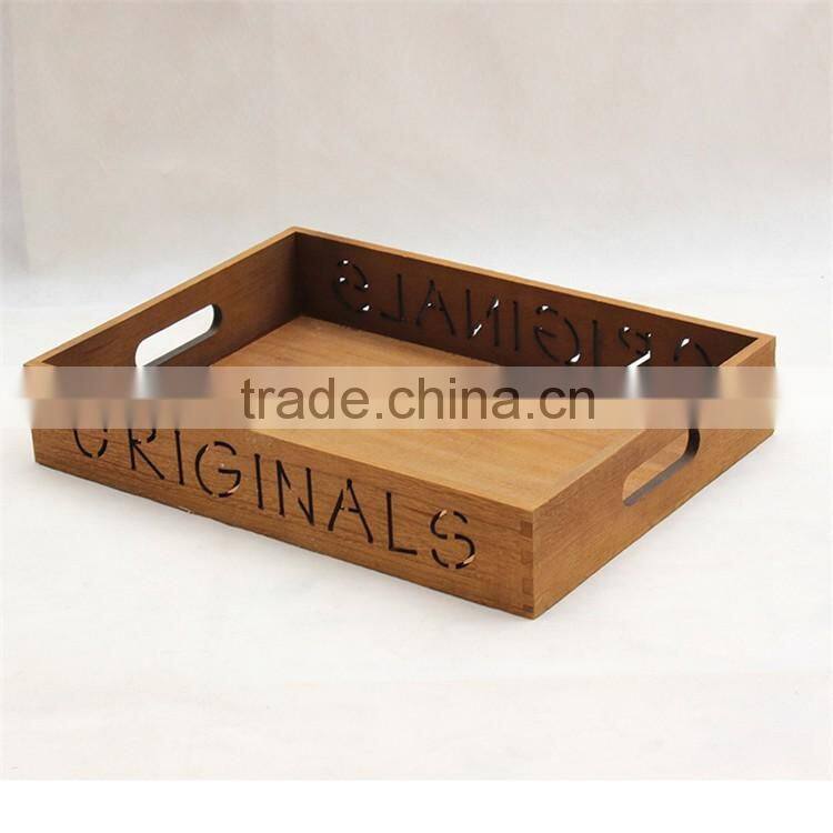 cheap wooden simple antique serving trays