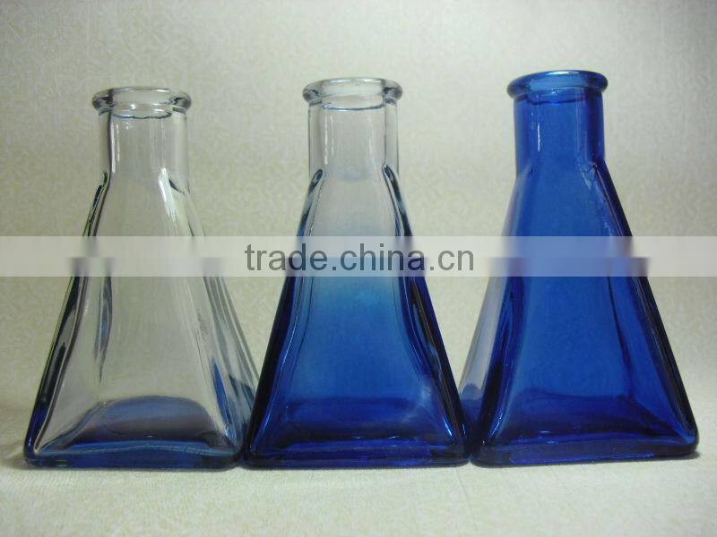 glass aromatherapy diffuser bottle green colour