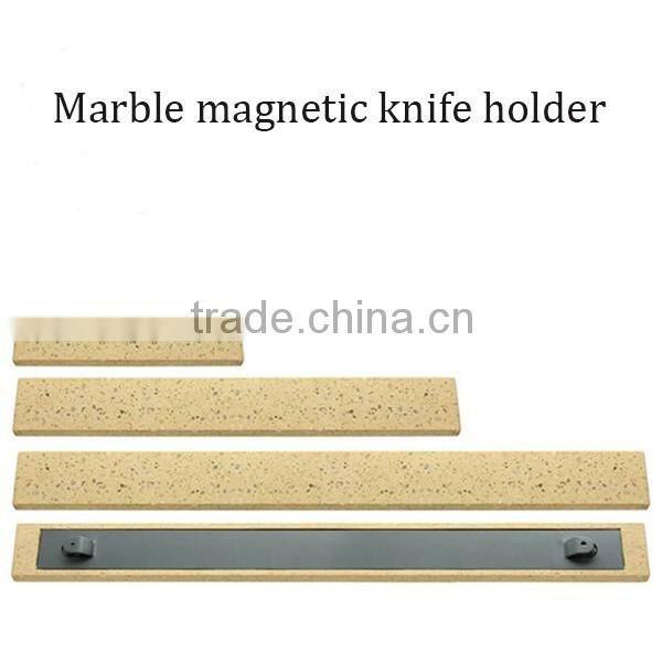 Customize 14''/16''/18'' Marble cover built- in strong magnetic knife holder kitchen magnetic holder magnetic tool holder