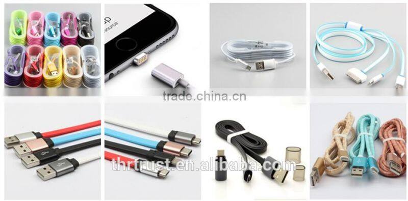 hot products wholesale high speed braided 2 in 1 charging data micro usb cable