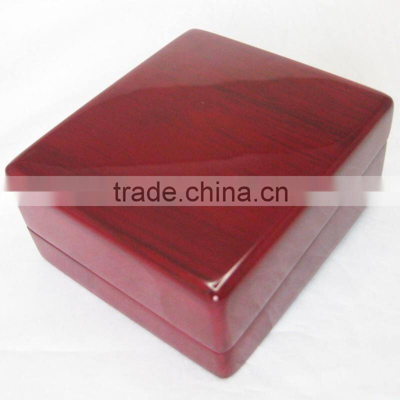W1480P Whosale Pendant Jewelry Wooden Box High Glossy With Velvet lined