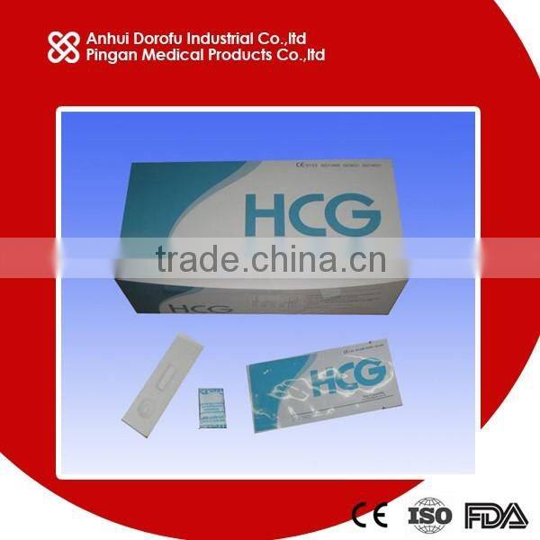One stop HCG Pregnancy rapid test cassette CE&ISO&FDA