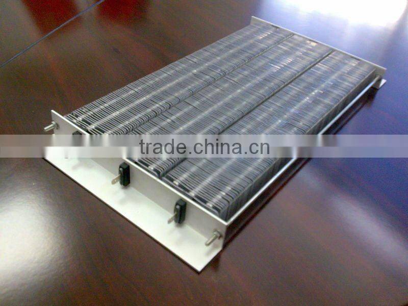 PTC fan heater for hand dryer