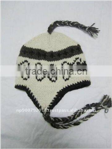 Hand Knitted Bright Color Warm Hat