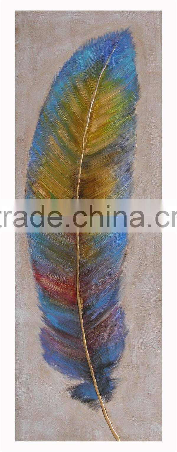 Feather Oil Painting