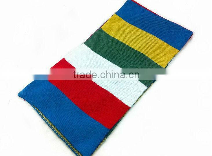 2013 Winter Acrylic Knitted Stripe Scarf