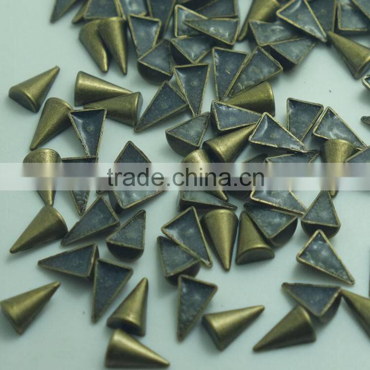 Factory Wholesale 8X12MM Bullet Hot Fix Studs, Hot Fix Alloy Studs, Hotfix Studs
