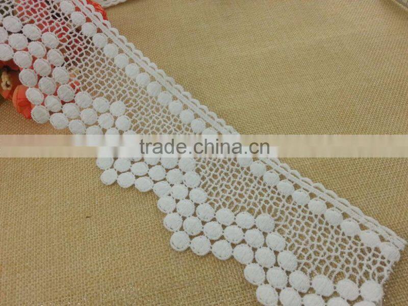 High quality embordiery cotton lace --H1555