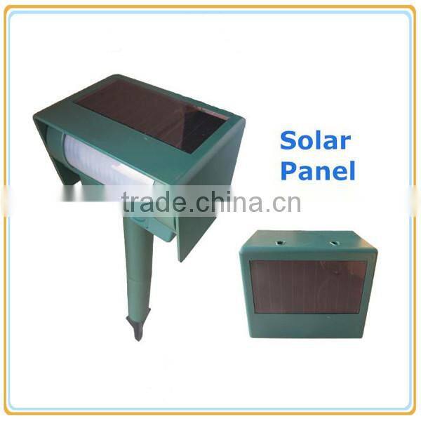 solar ultrasonic pest repeller /battery powered animal repeller