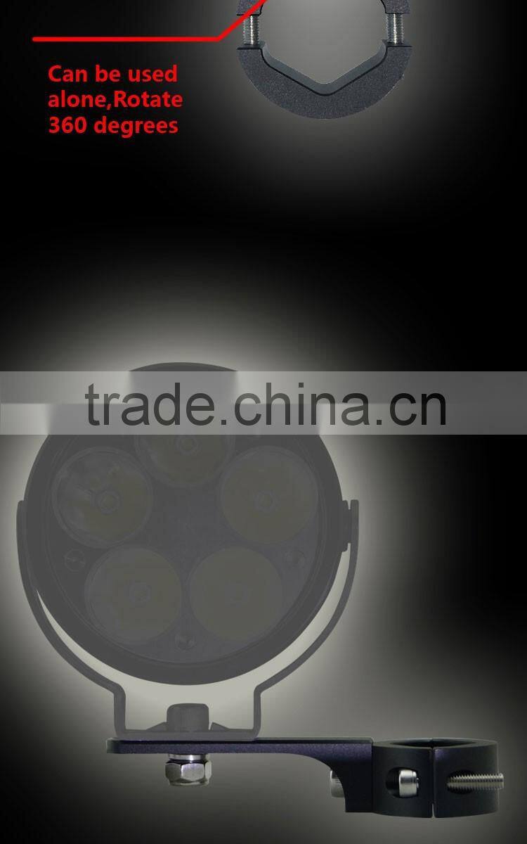 CNC 1 1/5" Handlebar Headlight Mounting Bracket Aluminum Motorcycle Head Light Holder Lamp Bracket Universal For Custom Chopper