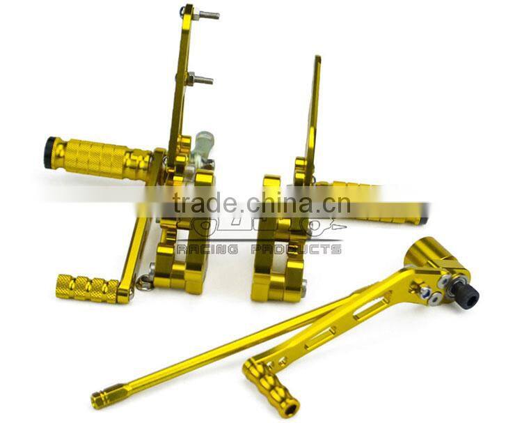 ARS-K6 Customized CNC Aluminium Racing footrest peg motorcycle for Suzuki GSXR 600/750 06-09