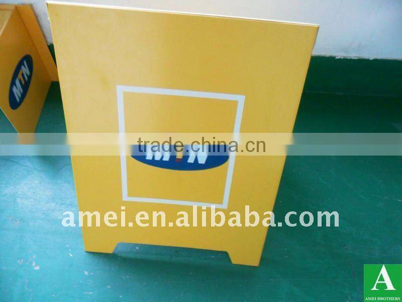 Silk-screen cnc cutting ABS plastic double side sign