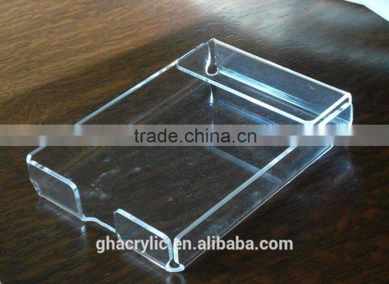 High rigidity Rectangle design hot sale acrylic display box, plexiglass box