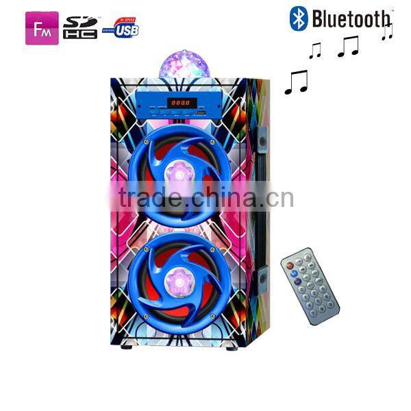 NT-WS002 trade assurance supplier LED wood speaker