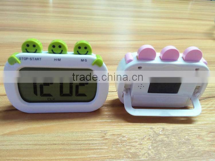 Promotional Smiling Table Large Digital Countdown Timer Clock with Magnet / Electronic Items Manufacturer
