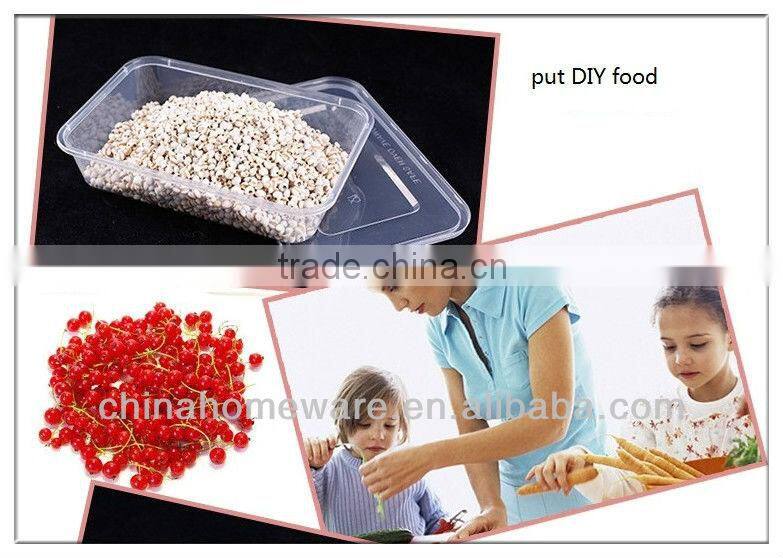 Clear plastic tableware western food knife