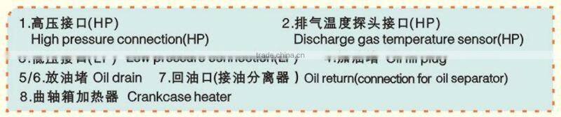 Copeland type semi-hermetic compressor(C-0300)