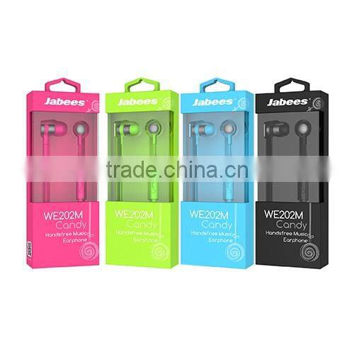 Types of Handsfree Colour Wired Stereo Headphone for Mobile