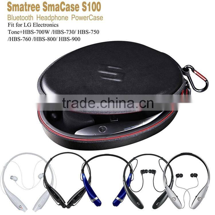 Smatree Bluetooth Headphone Power-Case S100 for LG Electronics Tone+ HBS-700W/HBS-730/HBS-750/HBS-760/HBS-800/HBS-900