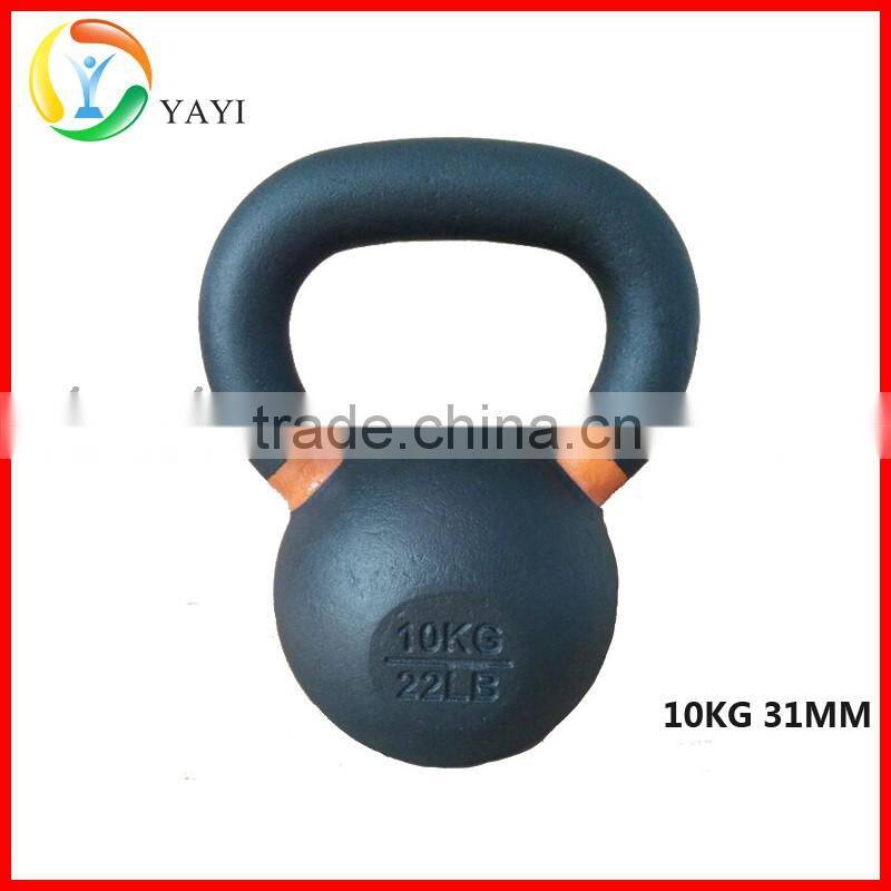 Weightlifting Black Cast Iron Competition Weight Kettlebell