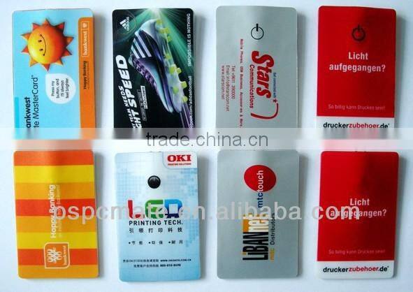 credit card shaped led light