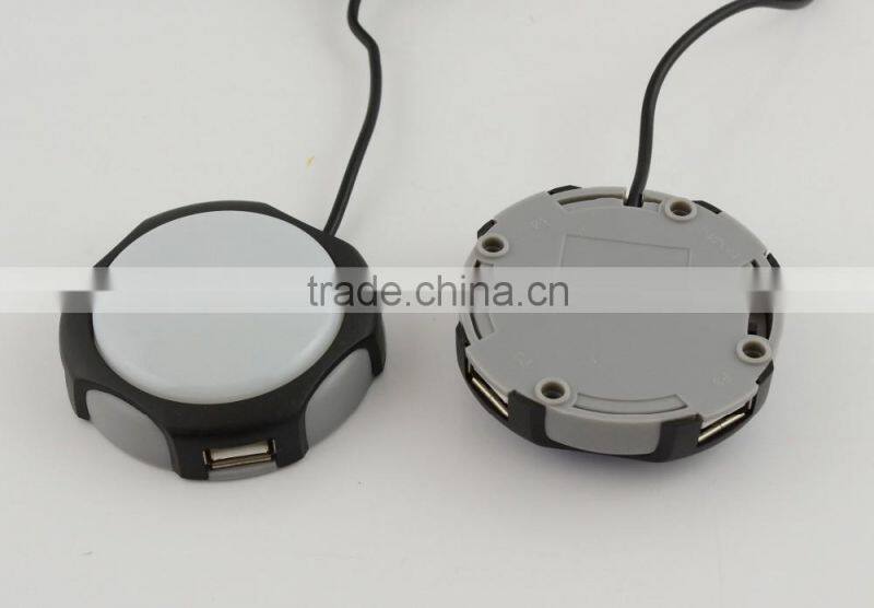 Creative Style USB2.0 Hub with 4 Ports Can Print Logo on Webkey Button as Promotional Gifts