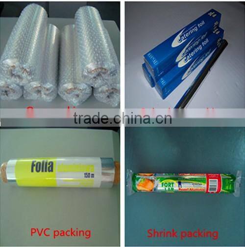 Aluminum Foil rolls kitchen use