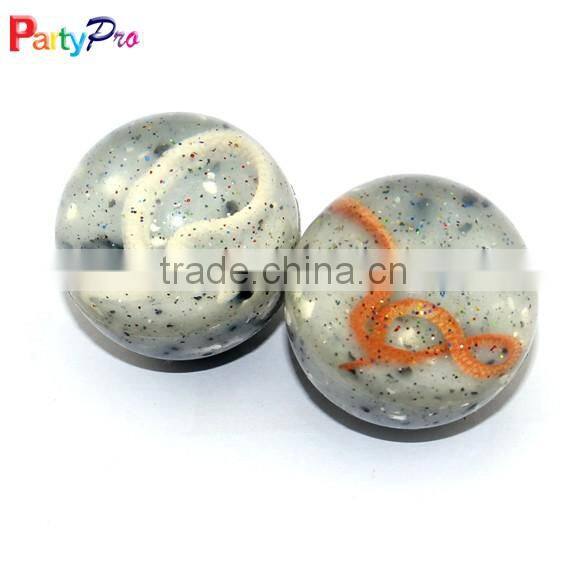 Promotional rubber ball factory bounce back ball with 3D toy