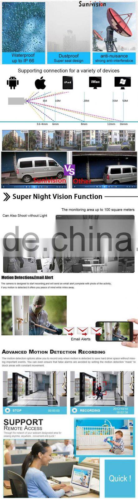 security camera 720p 35m infrared distance ahd bullet camera