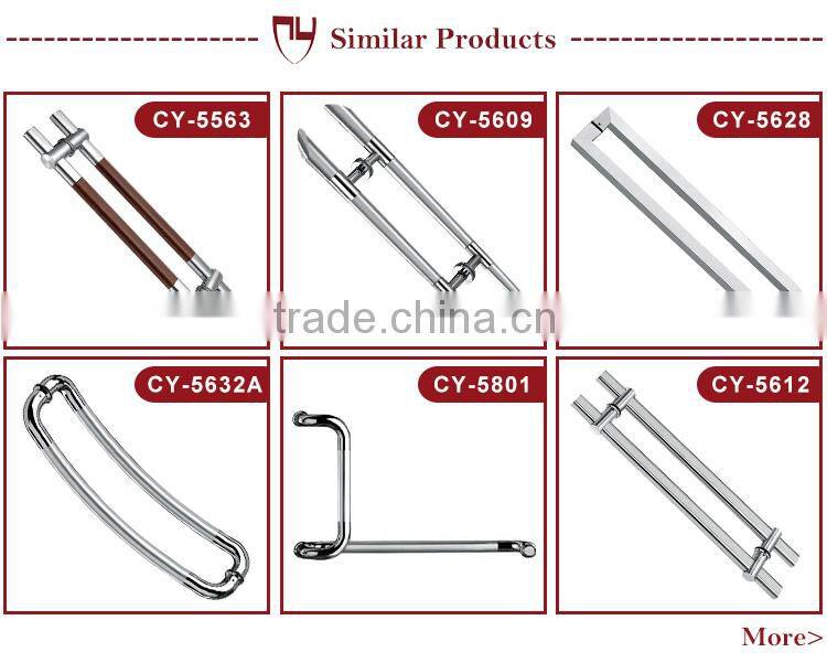 Fire Rated Square Tube Metal Door Handle For 8 - 50Mm Thickness Pull Door