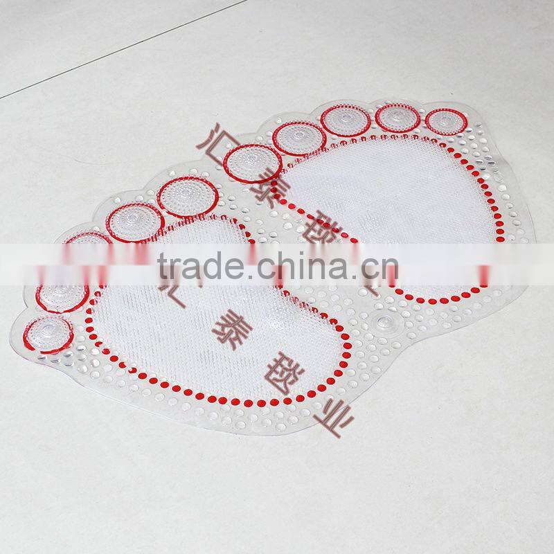 PVC non slip base bathroom Mat E01