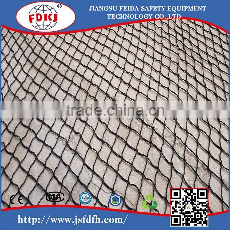 wholesale black nylon polyester rope safety net