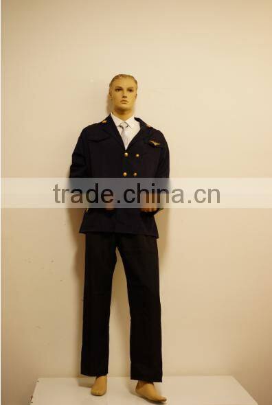 Halloween new design airline pilot uniform cosplay instant costume