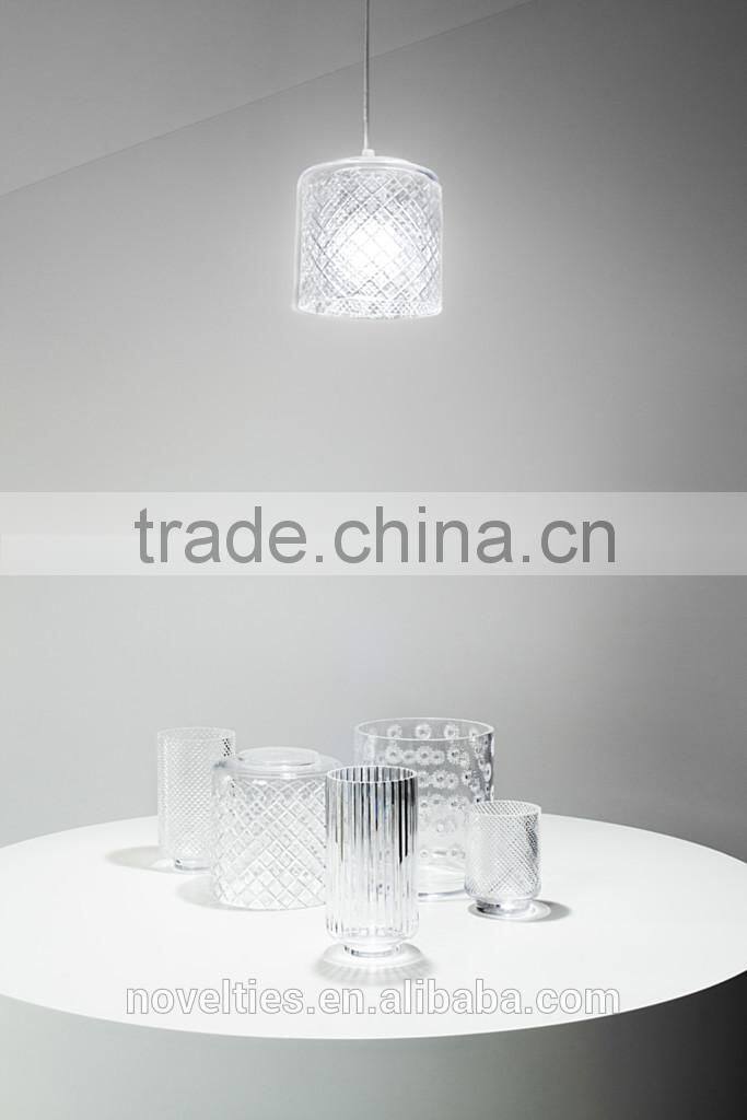 Architecture Design and Plan Interior Decor Pendant Lighting Modern Nice Transparent Glass Pendant Lamp